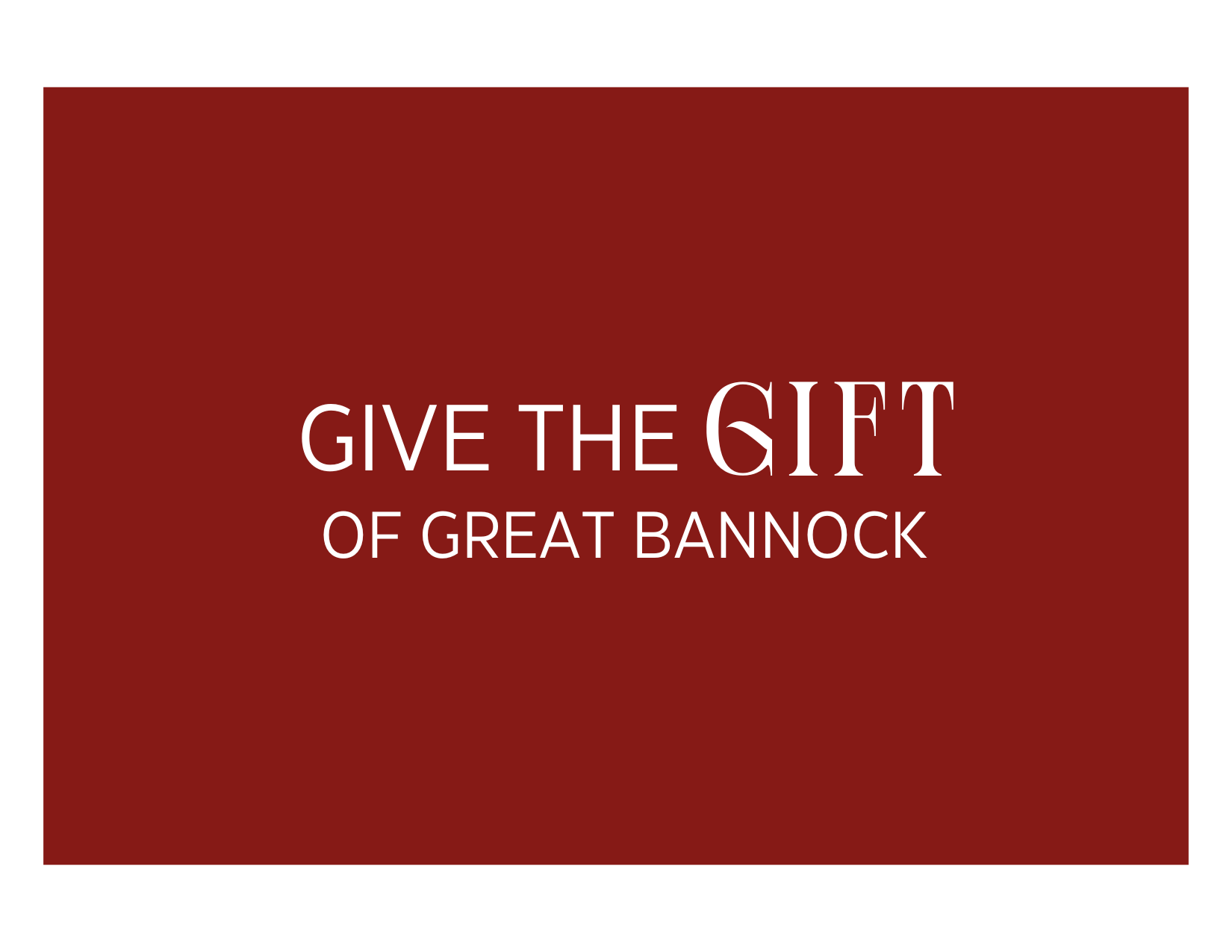 BANGIN' BANNOCK GIFT CARD